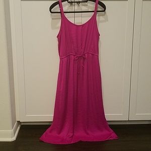 Pink Midi Athleta Dress w/Pockets
